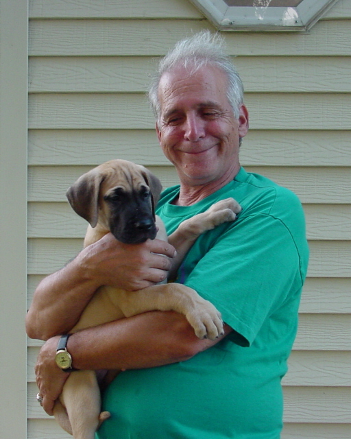 Bernie with Doc at 6 weeks old.