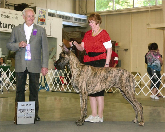 Gunnie's first point under Robert Shreve at 7 months old.